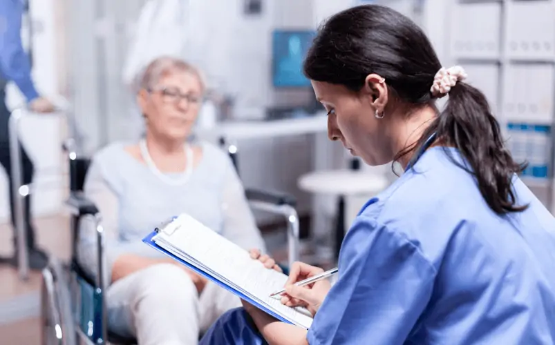 Medical professionals help treat Sick people