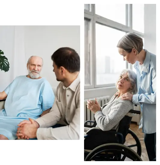 Dementia patients with personal carers